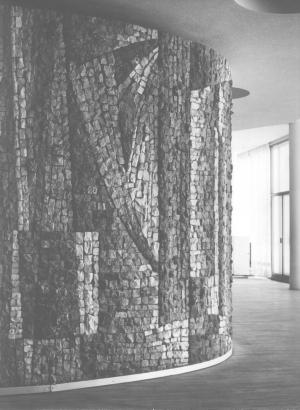 Мозаика в ресторане здания СЭВ. 1966