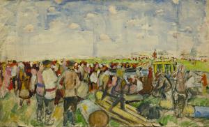 Село Воскресенское. Весна 1942